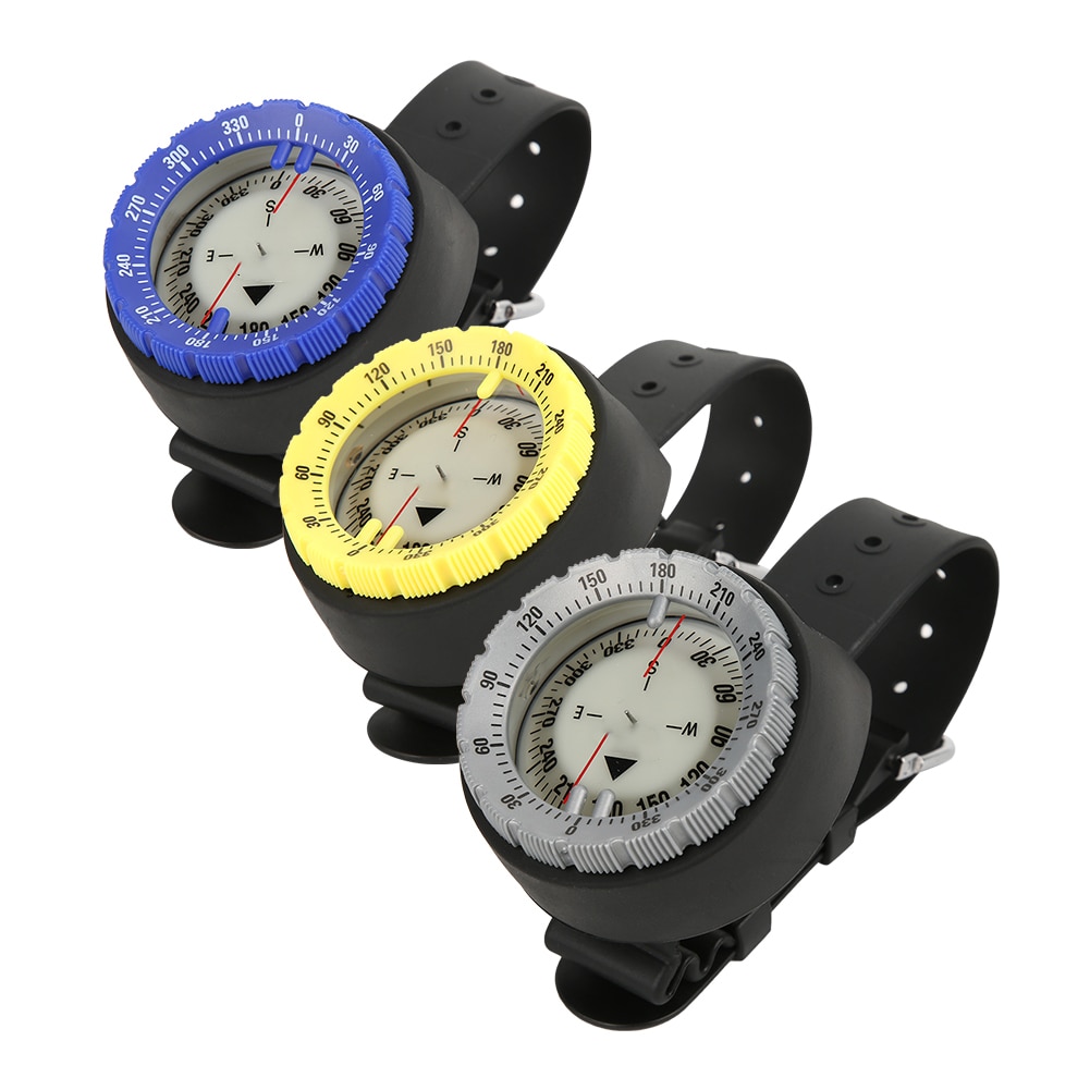 50M Onderwater Kompas Horloge Evenwichtige Soort Kompas Waterdichte Lichtgevende Duiken Kompas Voor Duiken Zwemmen Scuba