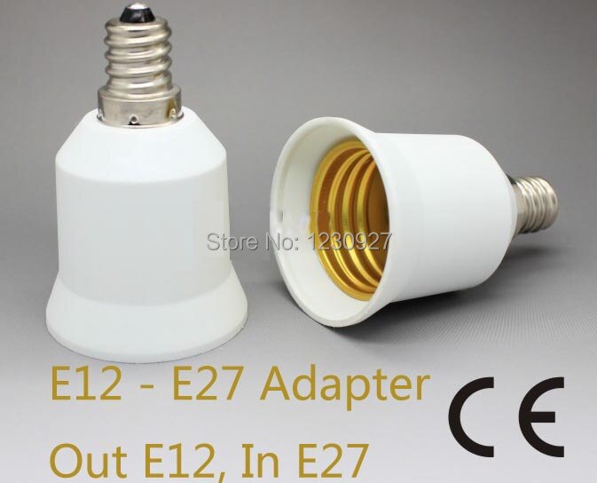 E12 naar E27 lamp adapter holder socket converter LED Verlichting Accessoires