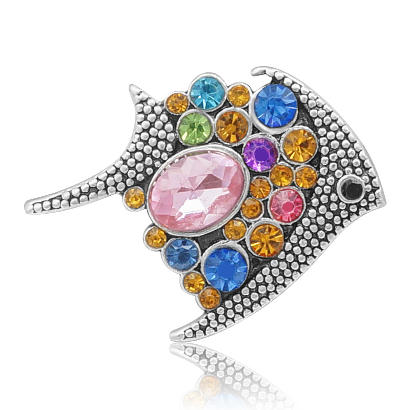 Blauw Stijl Fish Zeester Mermaid Conch Dolfijn 18Mm Snap Knoppen Fit Diy 18Mm Snap Armband Snap Sieraden Kerst: Groene Dragonly