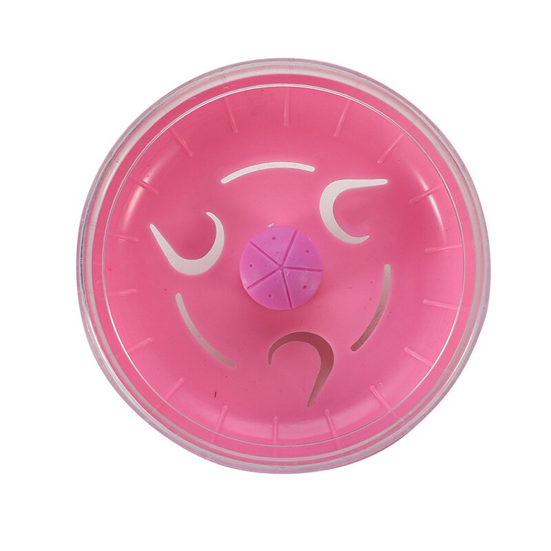 Små djur leksak hamster löphjul hamster burtillbehör leksaker små djur träningshjul husdjur produkter hamster tillbehör: Rosa