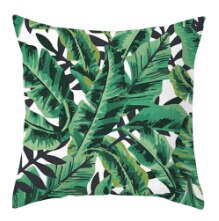 45 x 45cm växter blommigt kuddfodral tropiska löv kuddfodral kuddfodral för vardagsrum bedboom: 4