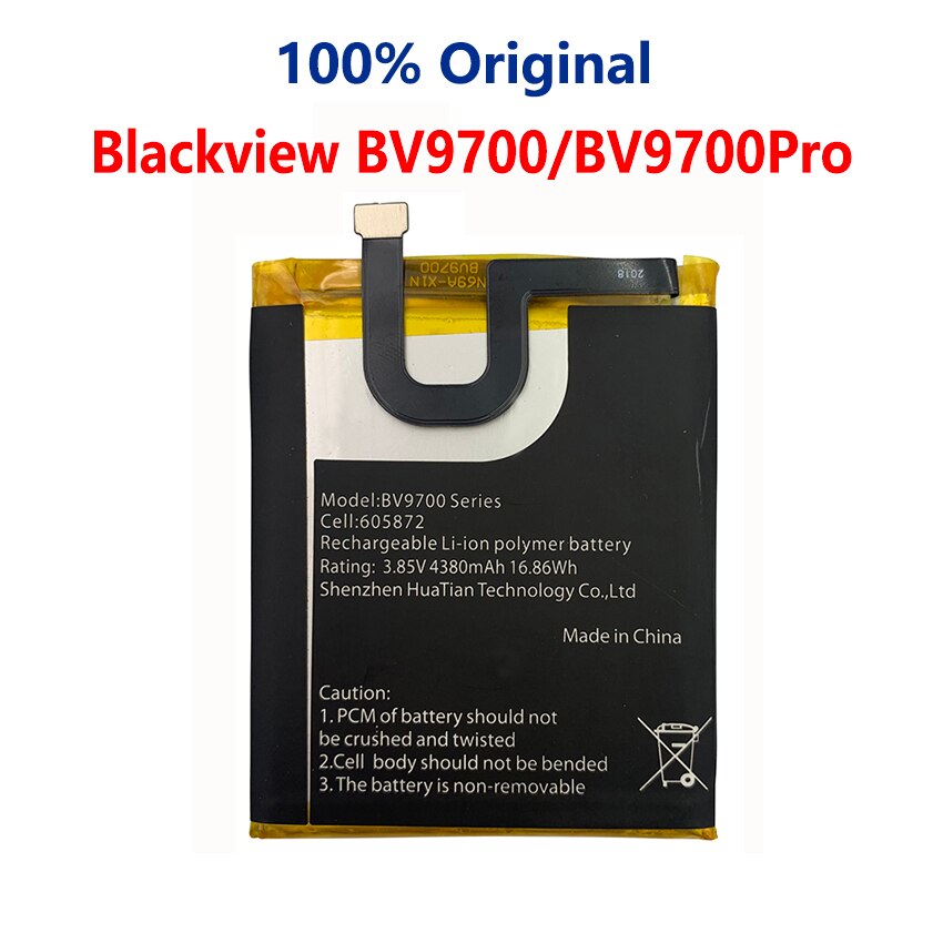 100% Original For Blackview BV5000 BV5500 BV6000 BV6000S BV6800 BV7000 BV8000 BV9000 BV9600 BV9700 BV9800 A20 Pro Phone Battery: BV9700 BV9700Pro