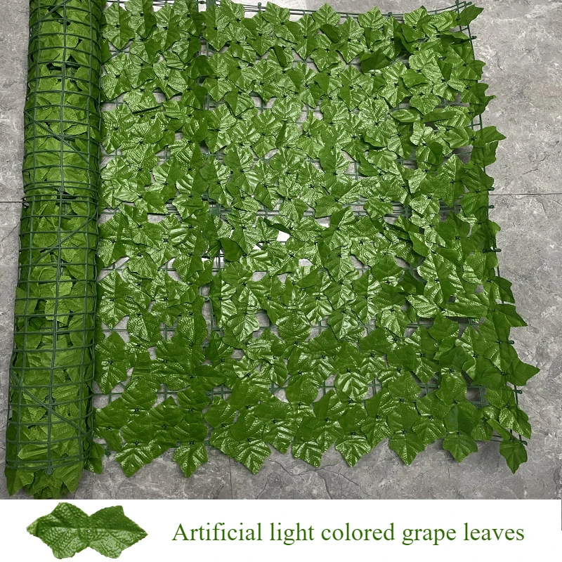 Artificial Hedge Fence Panel 0.5M/3M Green Privacy Screen Waterproof UV Protection Outdoor Garden Balcony Home Decoration: 3XL / MINT GREEN