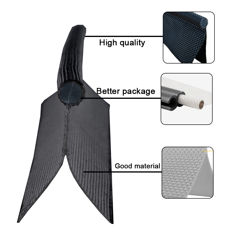 1 M Caravan Luifel Rail Biezen 6Mm Dubbele Flap Zwart Pvc Core Keder Camping/Tent/Luifels/Tenten Camper Accessoires