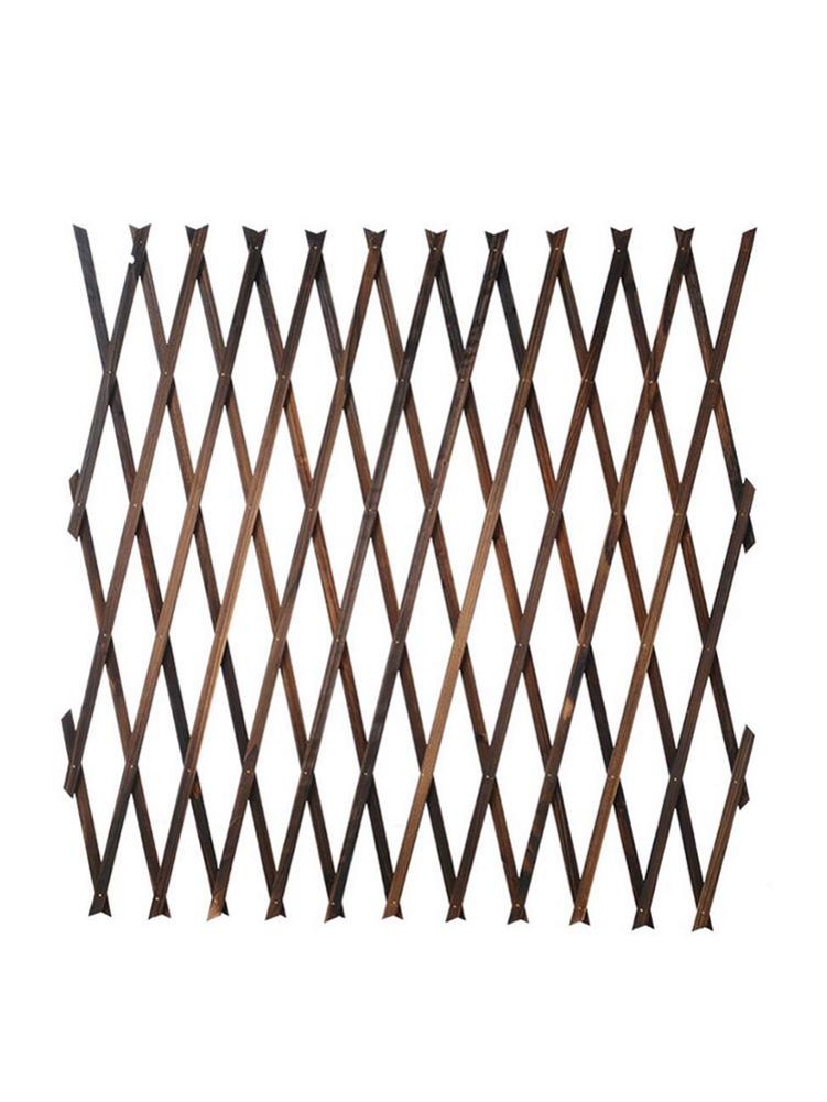 Expanding Wooden Fence Garden Wall Fence Panel Plant Climb Frame Support Trellis Restaurant Privacy Screen Home Balcony Decor