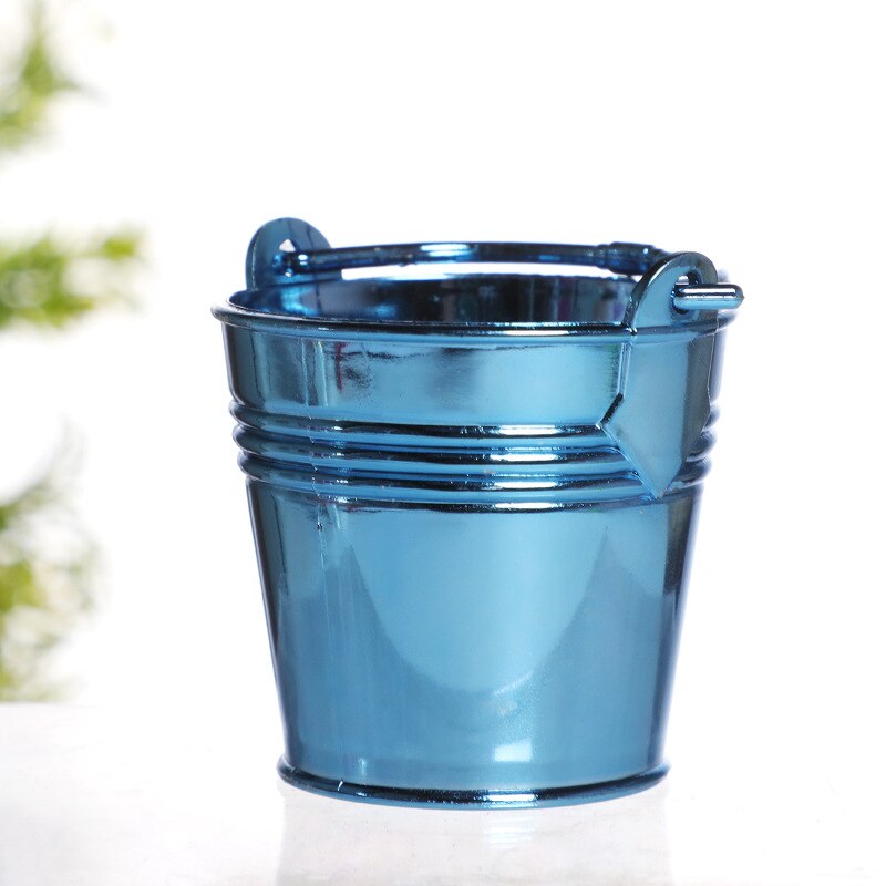 1Pc Plastic Kleine Emmer Bloem Container Planten Pot Tuin Watering Huishoudelijke Blik Mini Outdoor Badkamer Keuken Emmer: 5