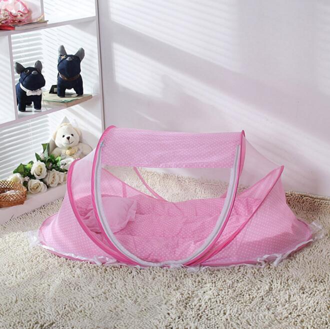 3 pçs/set Bebê Mosquito Net Bebê Recém-nascido Malha Decoração Crianças Dormindo Cesta Berço Colchão da Cama Dobrável Redes YAN002: YAN002A