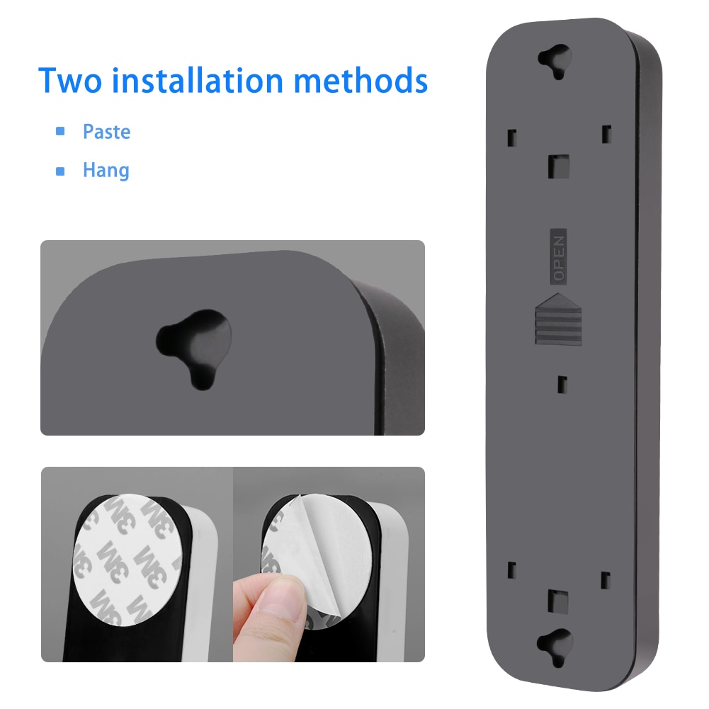 Draadloze 5 Led Night Light Onder Kast Licht Garderobe Kast Keuken Lamp Push Touch Night Light