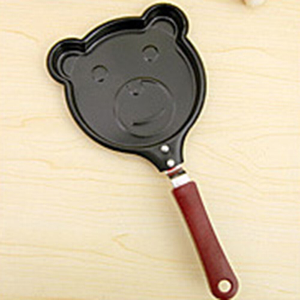 DIY Mini Non-stick Cartoon Omelette Fry Pan Egg Frying Pans Useful Kitchen Cooking Tools Cookware For Home: Bear
