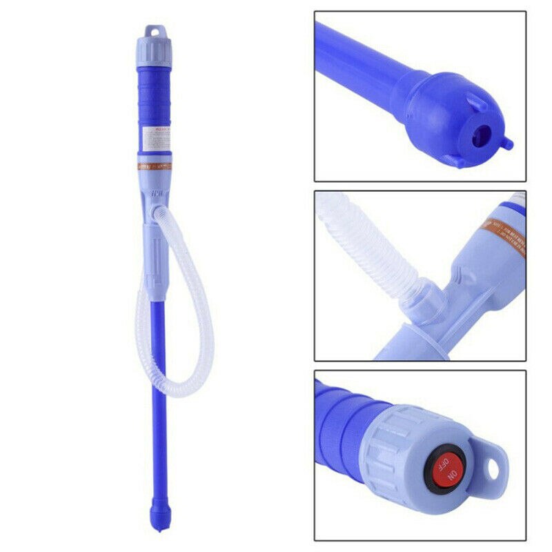 Portable Water Pump Liquid Transfer Pump Gas Oil Siphon Battery Operated Pump AU