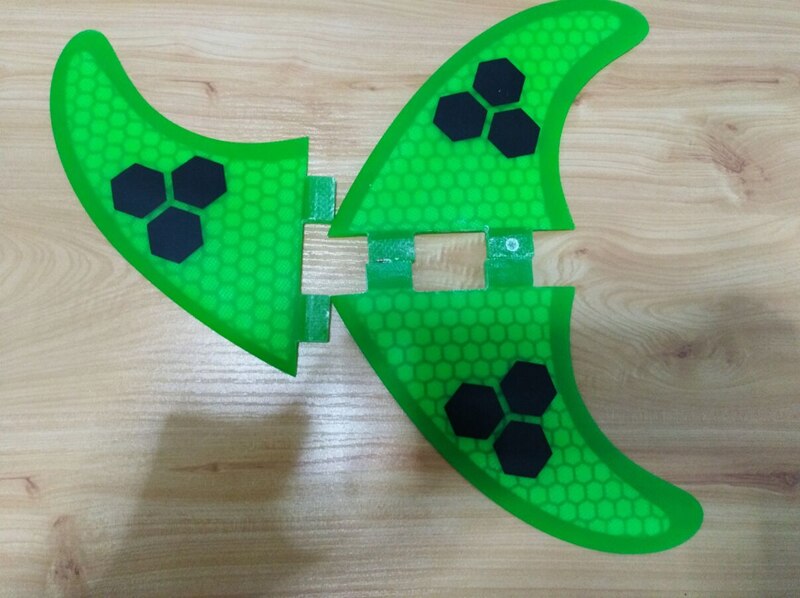 Fcs  g5 finne surfe fiberglass honningkake finnes quilhas tri / sett medium størrelse pranchas de surfe fcs surfing finns 3 stk / sett