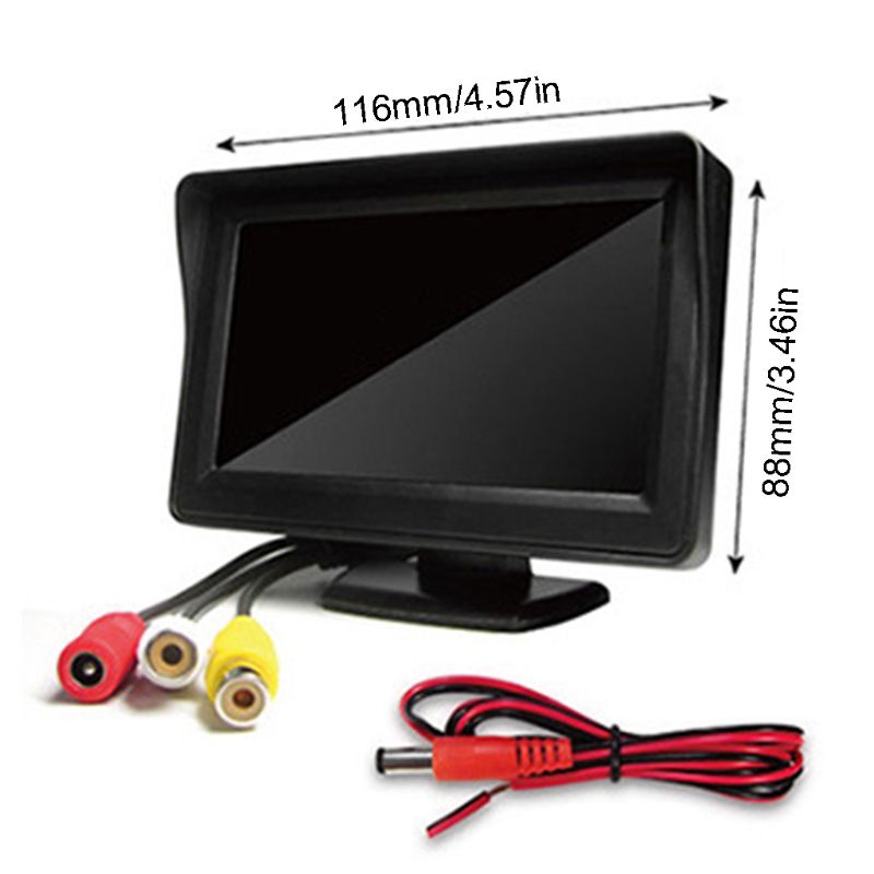 4.3 inch Car Monitor for Rear View Camera Screen Reverse Camera Monitor Display 28GC