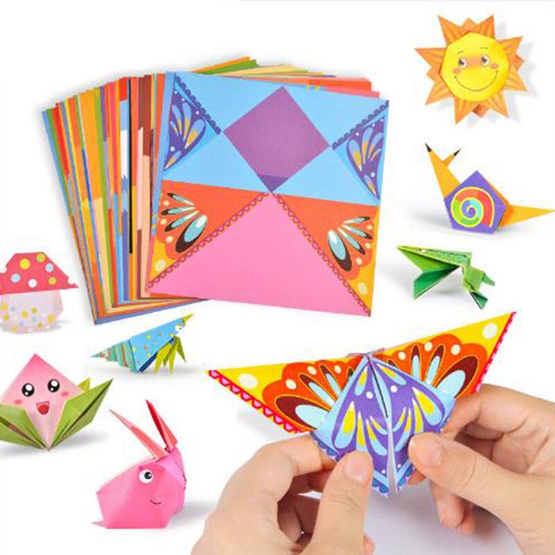 Livre d&#39;animaux de dessin animé Origami 3D, 54Pages, jouet pour enfants, bricolage, Art, bébé, apprentissage précoce, jouets éducatifs, pour bébés