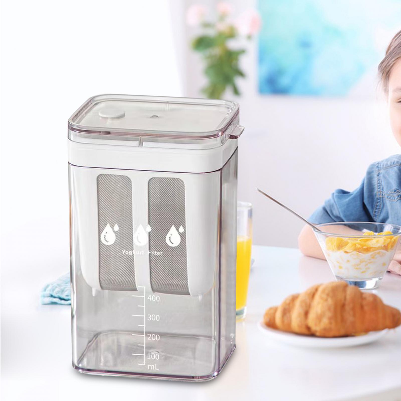 1100ML Cheese Yogurt Maker Fresh Washable Homemade Whey Separator Kitchen Tool for Making Thick Greek Yogurt Soybean Milk