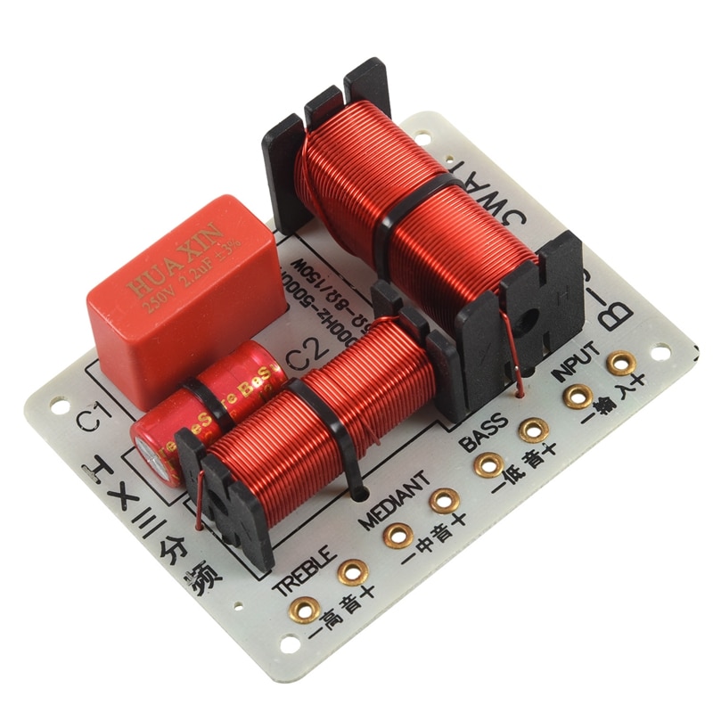 Quickbuying 150W Multi Speaker o Frequency Divider 3 Way Crossover Filters Acoustic Components: Default Title