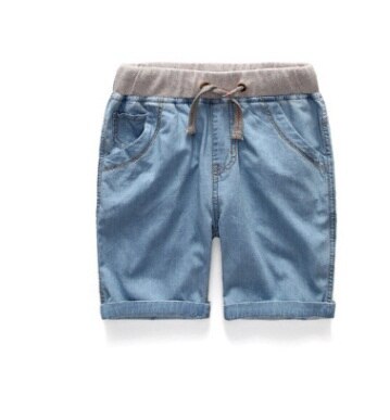 Pojkar sommar jeansshorts märke jeans stora pojkar shorts 1-12y barn & #39 ;s strandshorts casual pojkar shorts