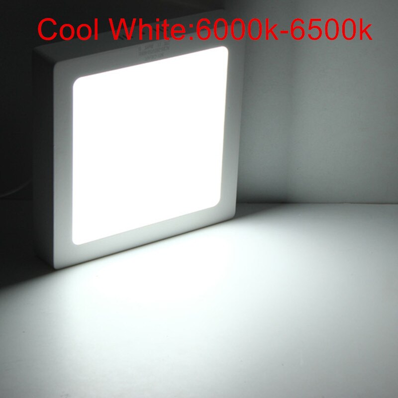 No Cut ceiling 9w 15w 25w Surface mounted led downlight Round/Square panel light Spot Down lamp AC110V 220V+ Driver