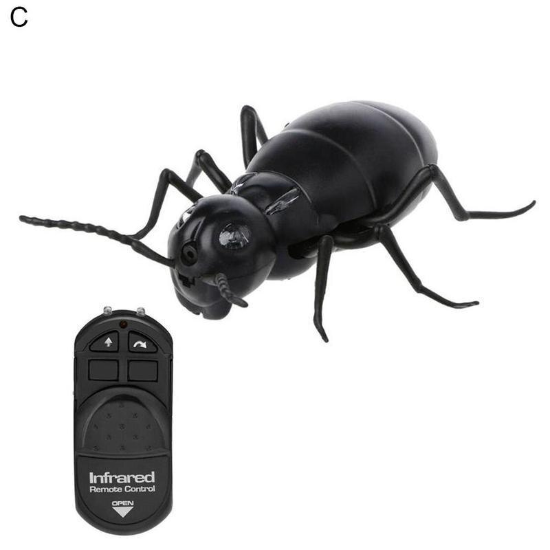 Cockroach Spider Ant Prank Jokes Infrared RC Remote Control Animal Insect Toy Kit for Child Kids Adults for Boys Pet Cat Dog: ant 