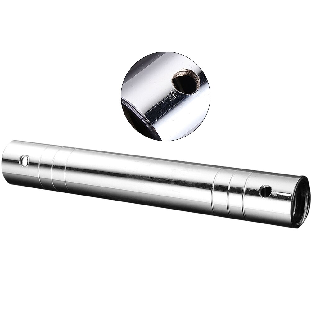 Dumbbell Connecting Rod Barbell Connector Bar Weightlifting Equipment Accessories (Silver 20cm)