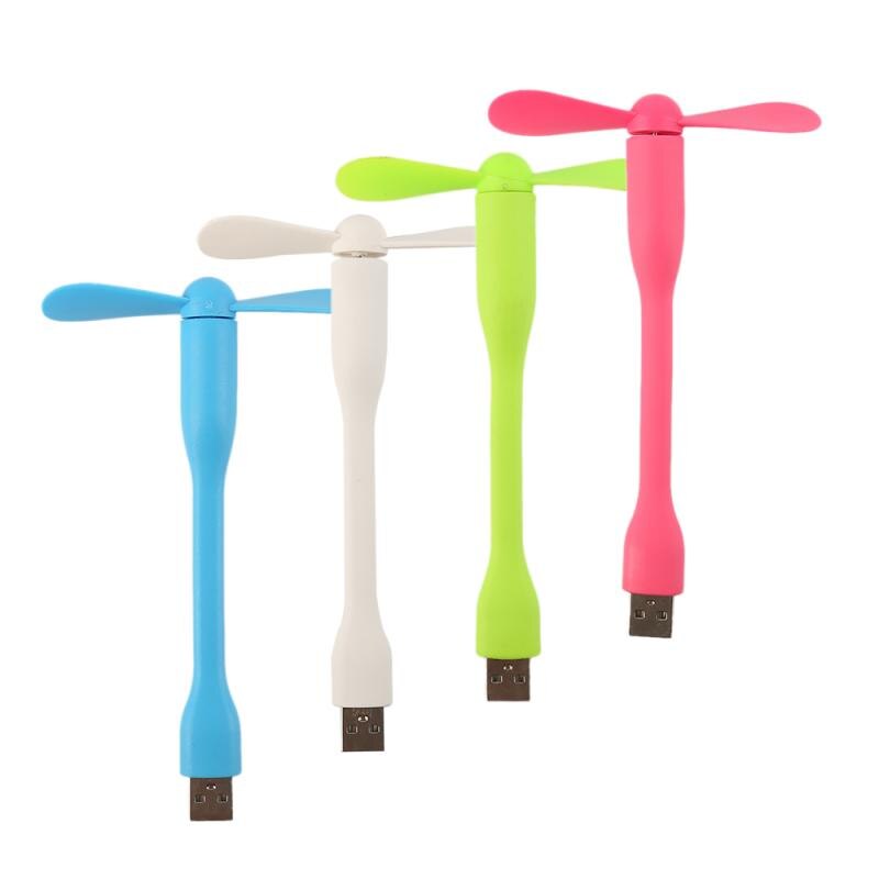 Mini usb fläkt flexibel böjbar för powerbank laptop laddare bärbar hand liten kylare s-formad fläkt för dator sommarprylar