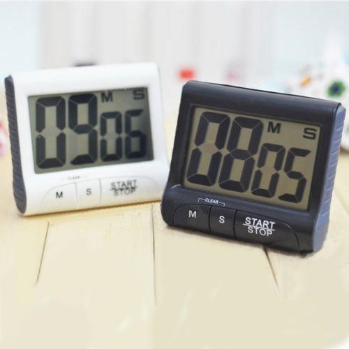 Super Thin LCD Digital Screen Kitchen Countdown Timer Magnet Clock Sleep Stopwatch Clock Timer Temporizador Clock