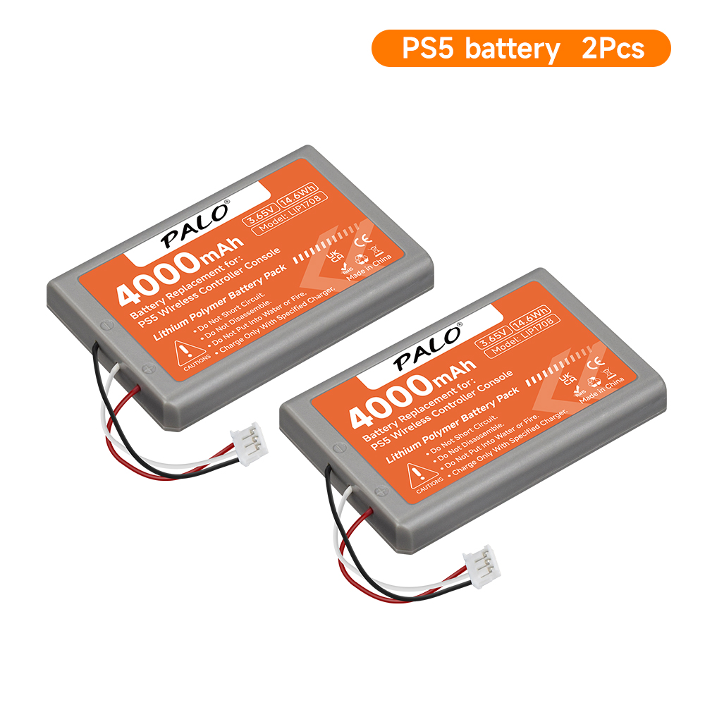 PALO PS5 kontroler bateria ps5 akumulatory do Sony Playstation 5 LIP1708 DualSense kontroler gier CFI-ZCT1J ZCT1W: orange