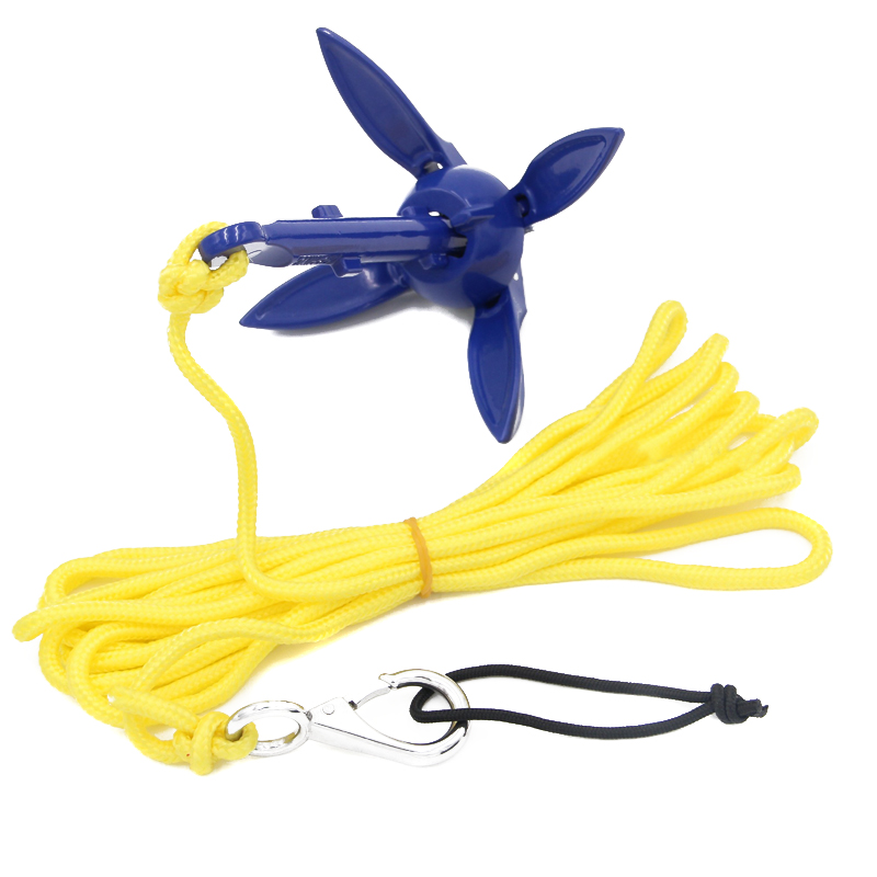 accesorios de pesca de ancla plegable para Kayak canoa barco velero marino Barco de agua OE88