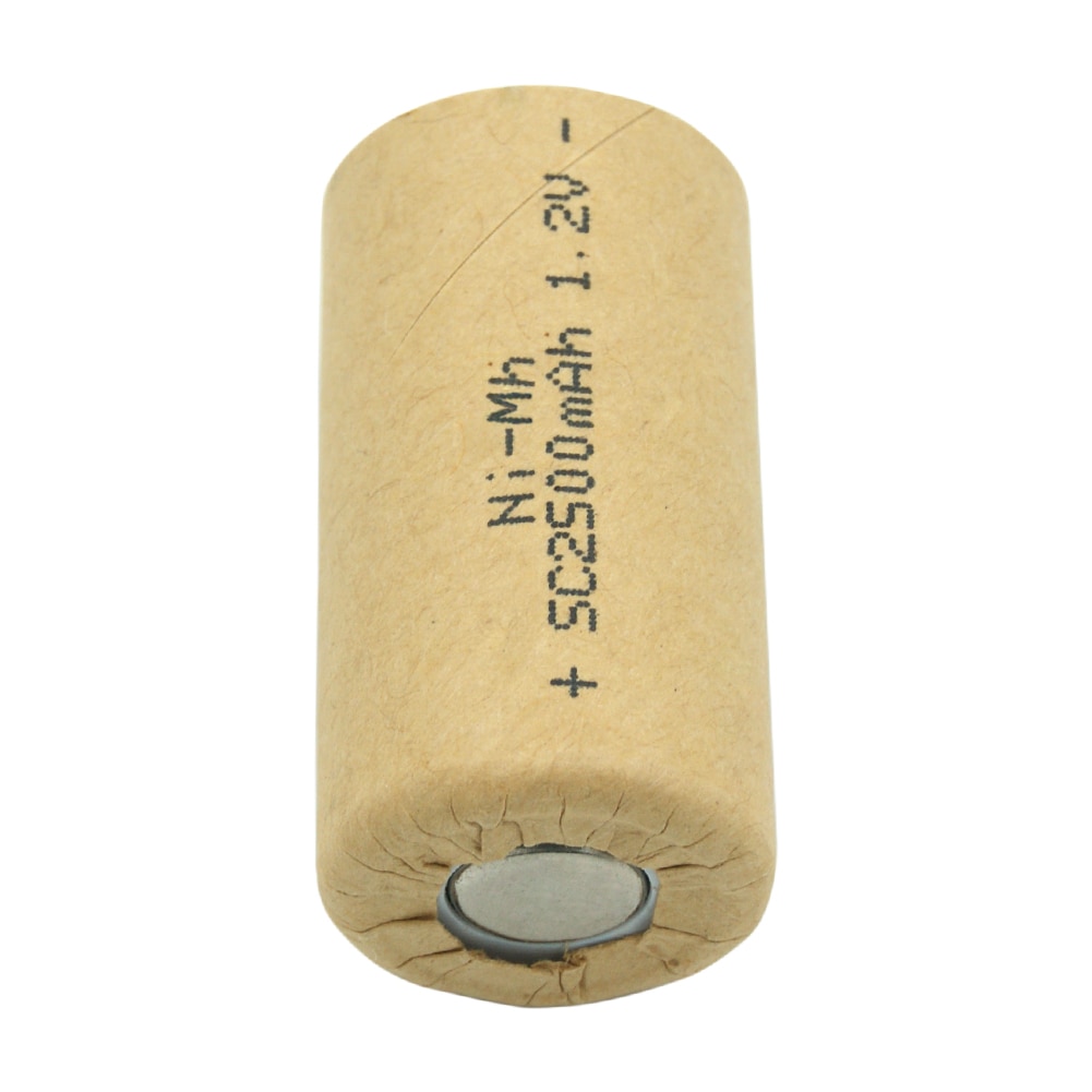 4-20pcs SC Nimh Ni-Mh 1.2V 2500mah Rechargeable Power Tool Battery Cell SC Discharge Rate 10C-15C Replacement Batteries