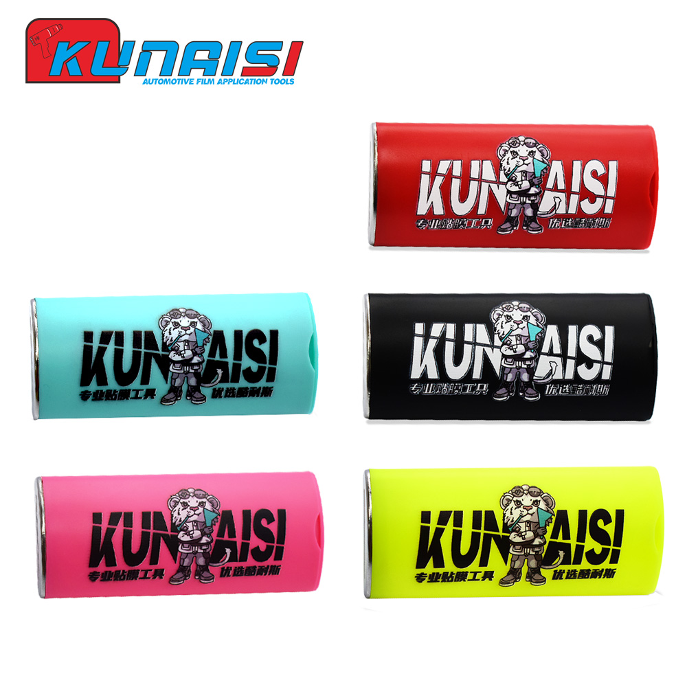 Metalen Afval Blade Opbergdoos Professionele Veiligheid Blade Verwijdering Box Auto Sticker Vinyl Cutter Gereedschap Opslag Container KUNAISI ﻿: GRIJS