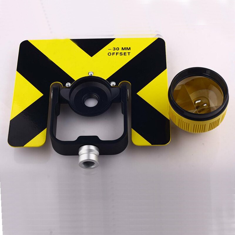 Yellow Single Prism w/Bag for Top-con total stations Surveying Constant -30/0mm