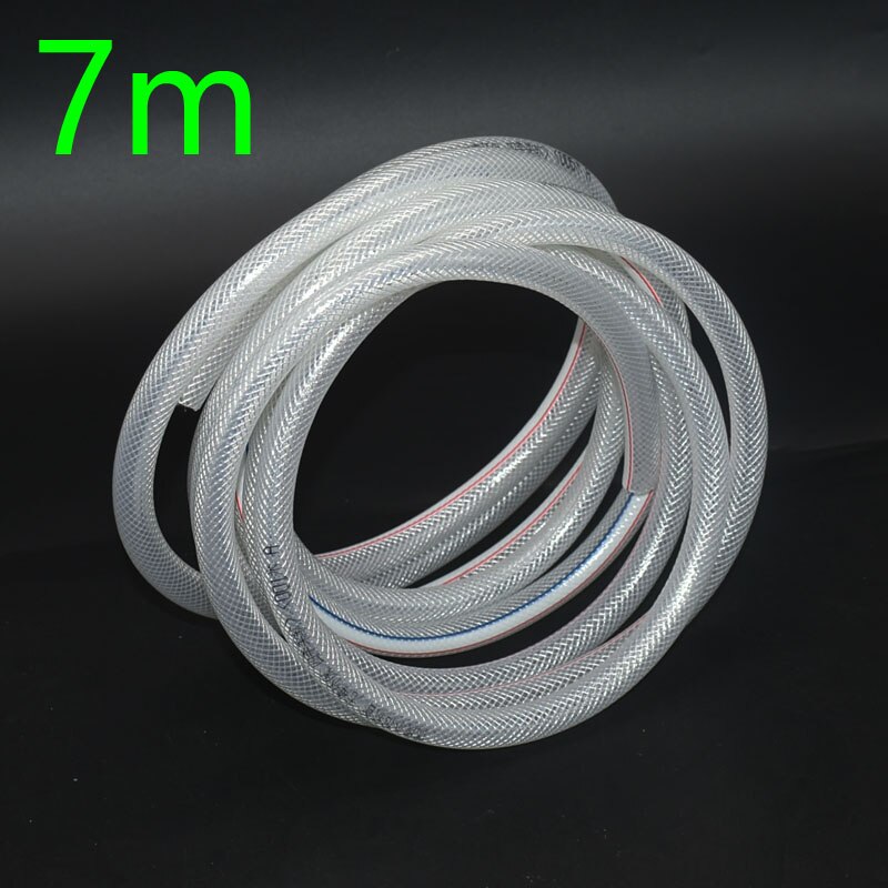 1/2" flexible garden hose transparent expandable garden irrigation hose car wash watering water pipe soft and odorless 5m 7m: 1I2 x 7m