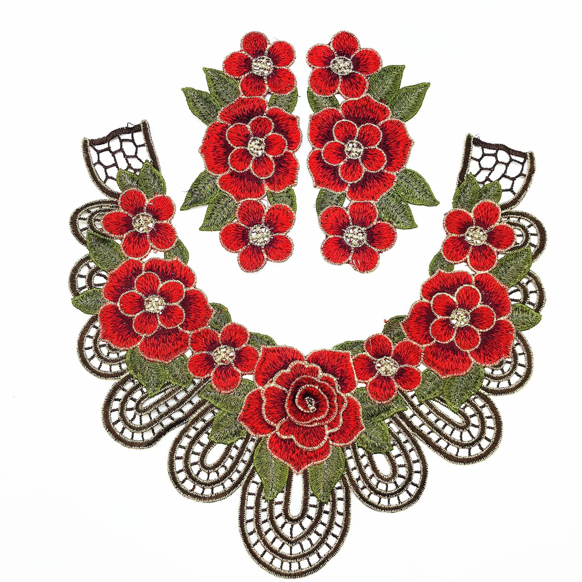 Carnaval Geel Blauw Embleem voor Kleding Opstrijkbare Geborduurde Naai Applique Dwergonië Patch Slotgat Badge Ossekoppenrijk Patches  15