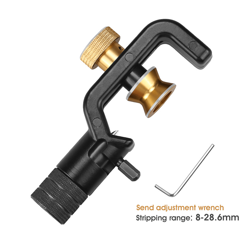 ACS-2 Armored Wire Stripper 4-10mm &amp; 8-28mm Optical Cable Slitter Fiber Optic Stripping Tool Jacket Slitter Sheath Cutter: 8-28mm