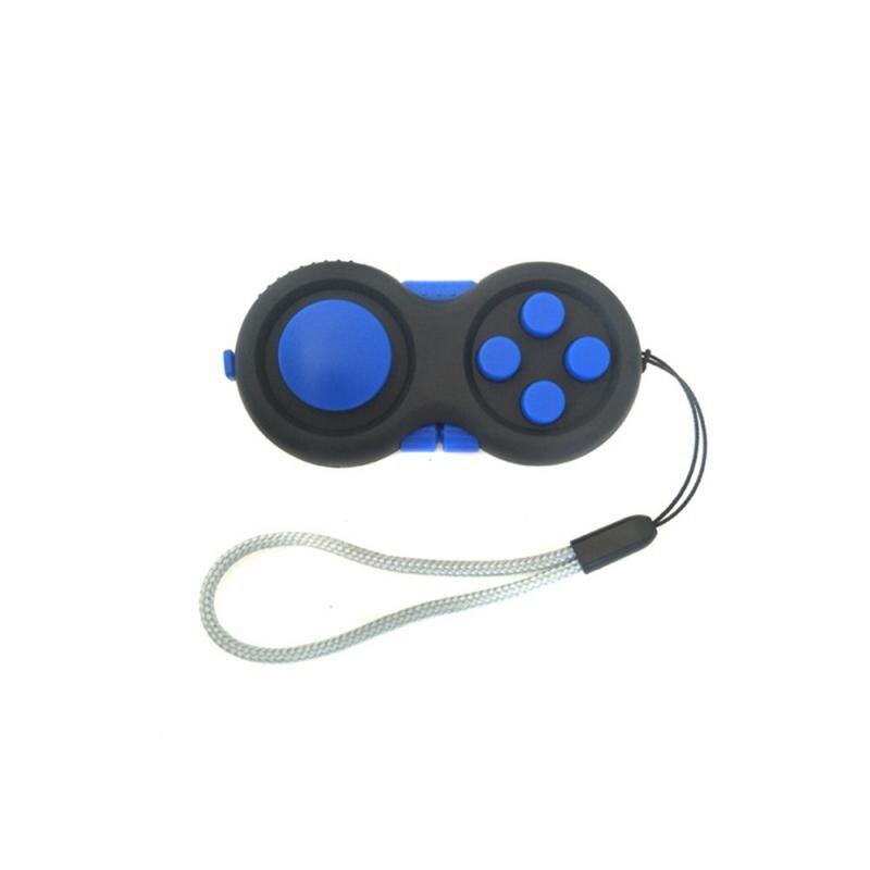 Juego para aliviar el estrés, almohadilla antiestrés para escritorio divertido, mango de juguete, juguetes de descompresión, , llave, accesorio para teléfono móvil, 1 ud.: blue
