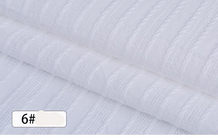 Enfärgat bomullstyg för babysängkläder textil lapptäcke diy handgjort sömnadstyg material: 6 / En meter
