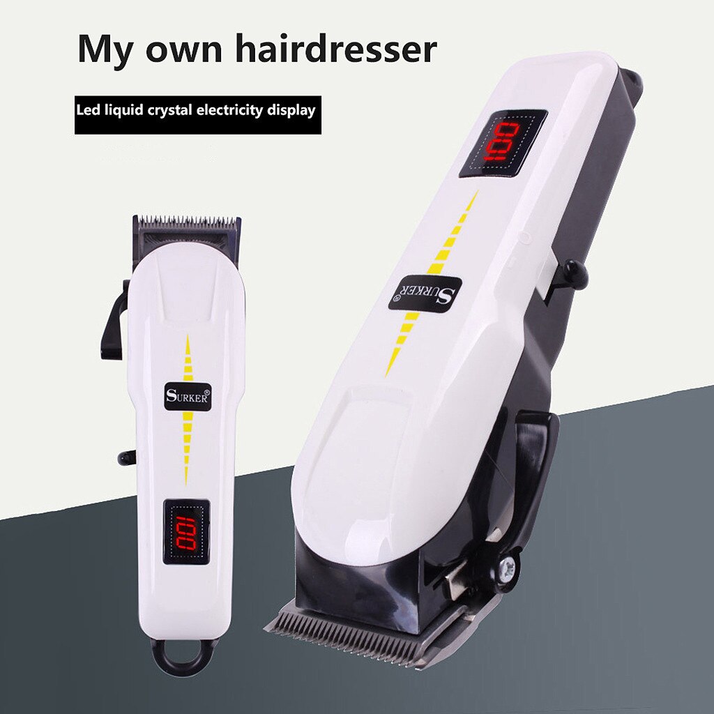 Recortador de pelo para peluquería, Mini afeitadora recargable para el hogar, Máquina para cortar Cabello, , eléctrico, de corte y empuje