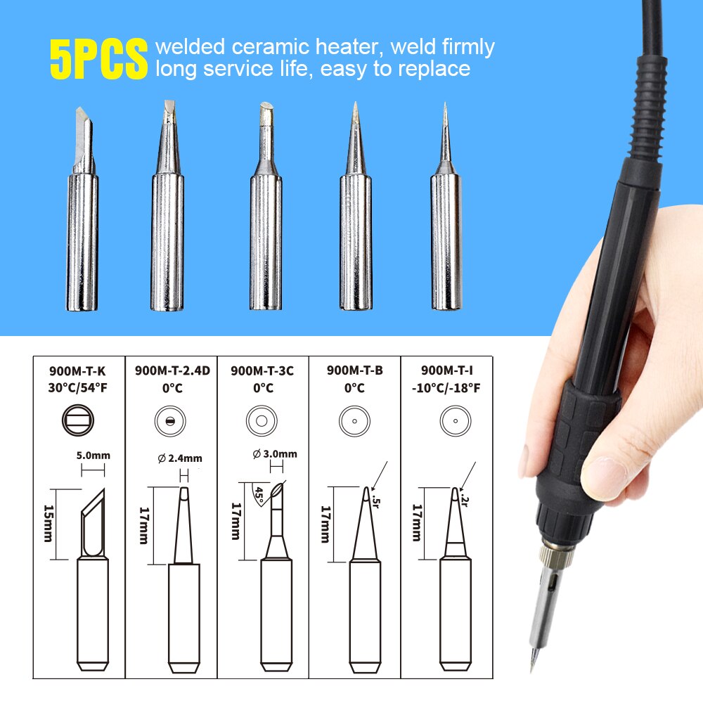 YIHUA 926 LED 60W Soldering Station PID Temperature Control Technology Fahrenheit & Centigrad 896°F/ 480°C for PCB / SMD / SMT