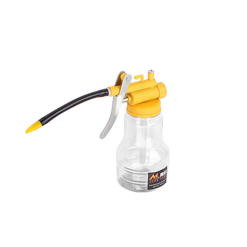Aceitera, aceite lubricante, máquina de metal y plástico, recipiente para aceite, manguera extendida, bomba de alta presión, pistolas de grasa, herramienta de reparación de automóviles: B