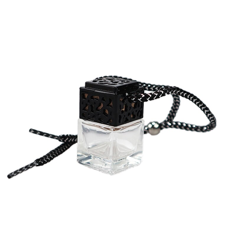 Auto Parfum Fles, Auto Parfum Essentiële Olie Lege Fles Hanger Luchtverfrisser Opknoping Ornament Houten Kleur
