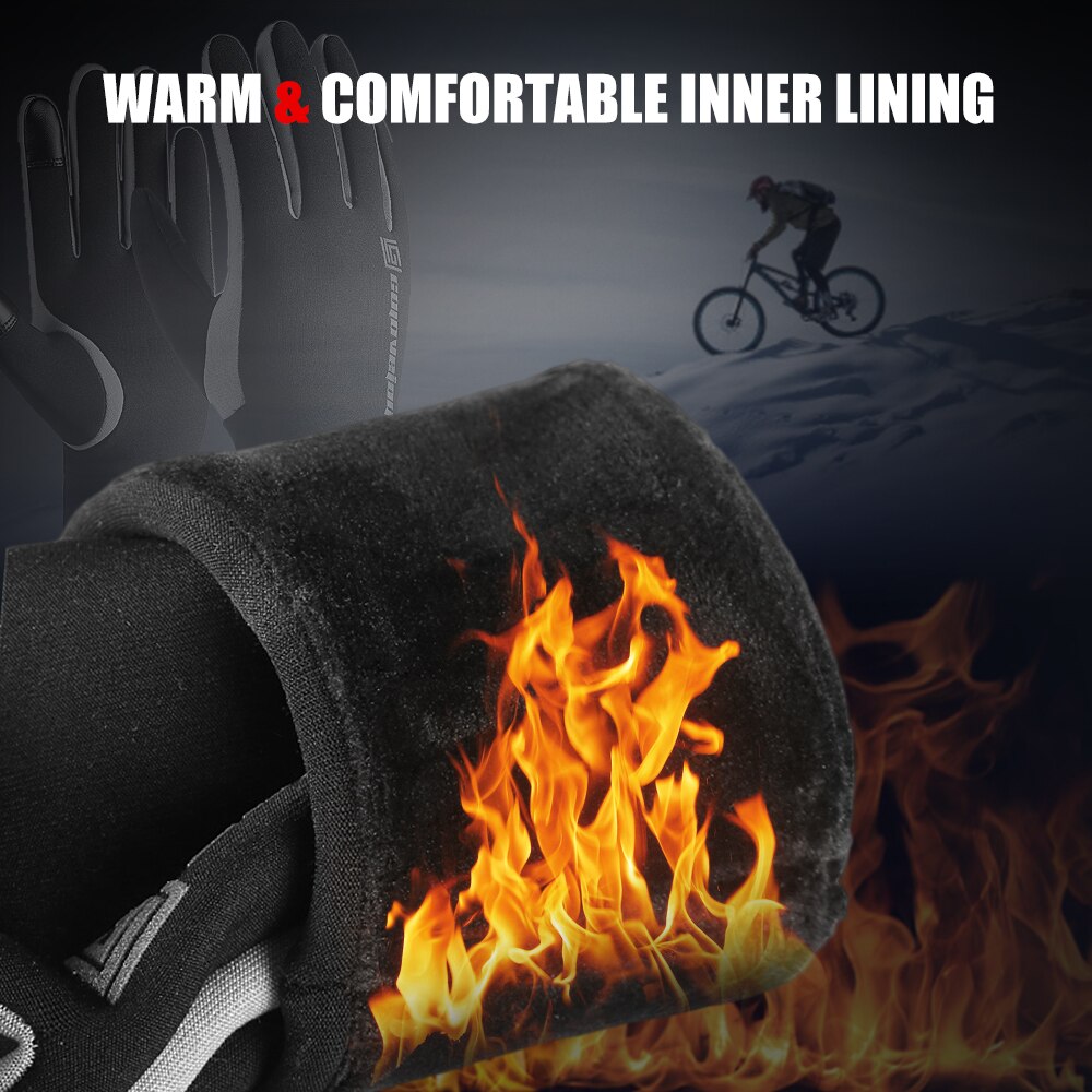 Koudebestendige unisex winterwarme handschoenen met dunne polarfleece voering sporthandschoenen heren dames touchscreen handschoenen winddicht