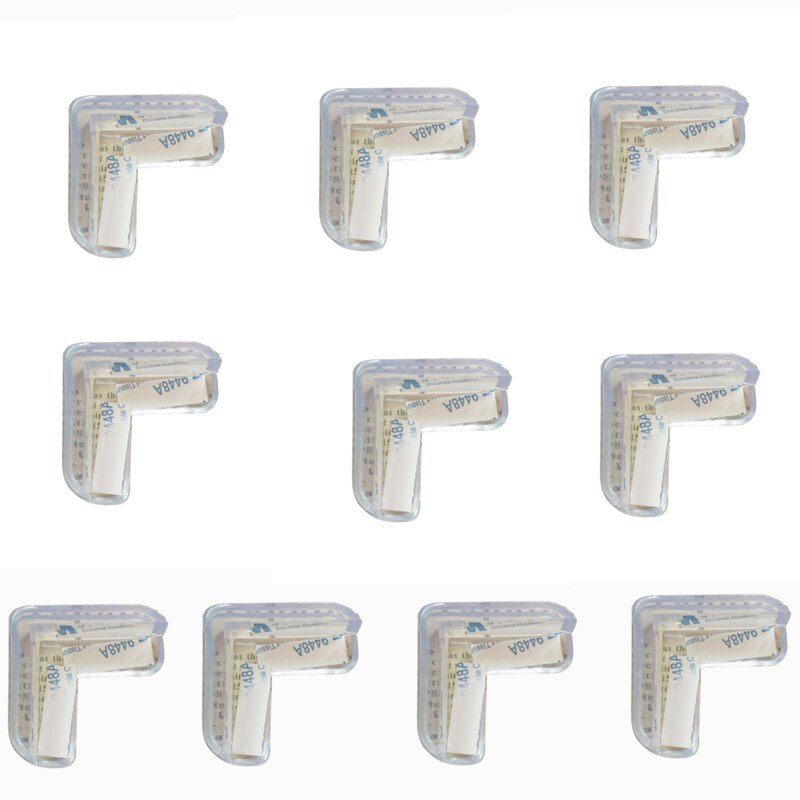 1/4/10Pcs Kind Baby Veiligheid Siliconen Protector De Hoek Edge Protection Cover Kinderen Anticollision Edge & guards: 10pcs