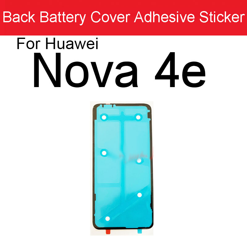 Back Battery Housing Cover Sticker Adhesive Glue Tape For Huawei Nova 2S 3 3E 3i 4 4E 5 5i 5T 5Z 6 7 Pro 6 7SE Replacement Parts: Orange