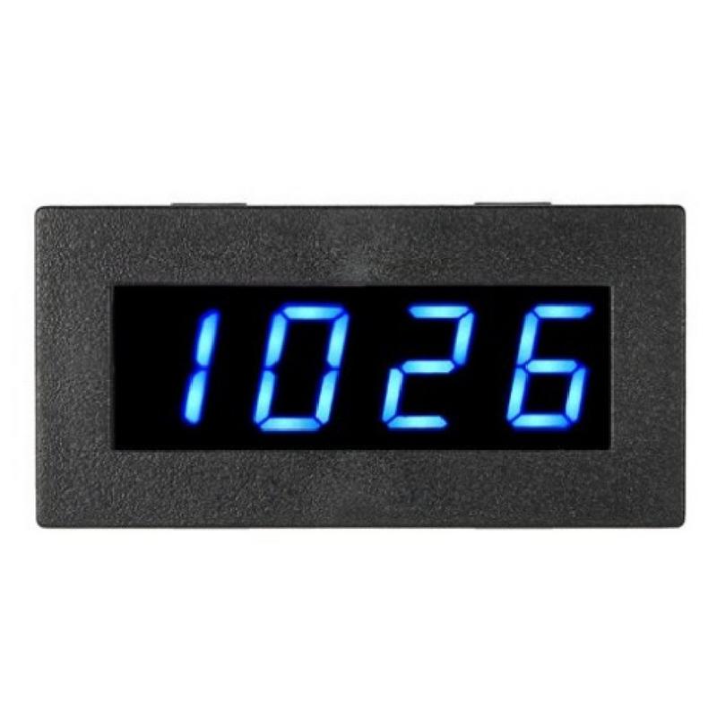 Universal 4LED Digital Frequency Tachometer Speed Meter RPM Tester 5-9999R/M DC8-15V C5P3 Car Accessories: Blue