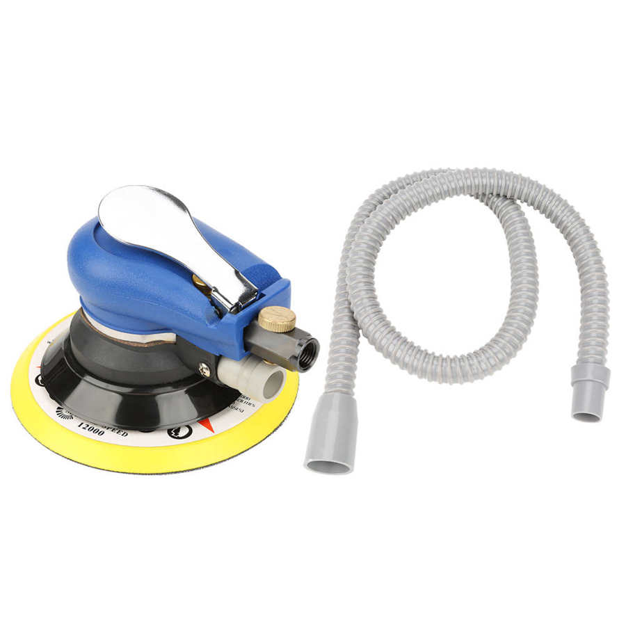 AT-980V 5/6 inch Round Sander Vacuum Cleaner Pneumatic Air Polishing Machine Kit