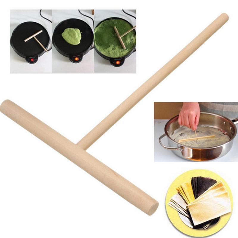T Shape Egg Baking Tool Crepe Pancake Batter Spreader Pancake Making Pie Tools Batter Spreader Pancake Making, Kitchen Tool