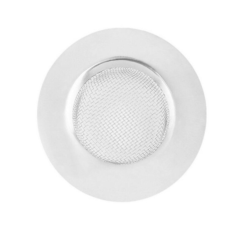 Rede de vazamento para ralo, pia para cozinha e banheiro, limpeza de escória, aço inoxidável, filtro para pia da cozinha