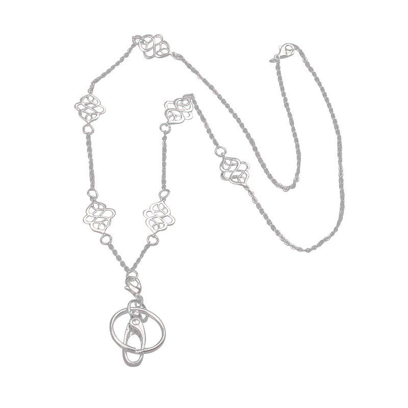 Beads Lanyards Badge Lanyards with ID Holder Keychain Holder Necklace Lanyards for Women Girl