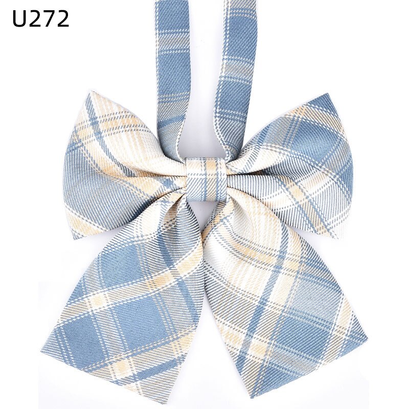 JK Uniform Bow Tie Japanese School Uniforms Striped Wrap Girls Preppy Style Neckties Female Bow-knot Women Apparel Accessories: SU272