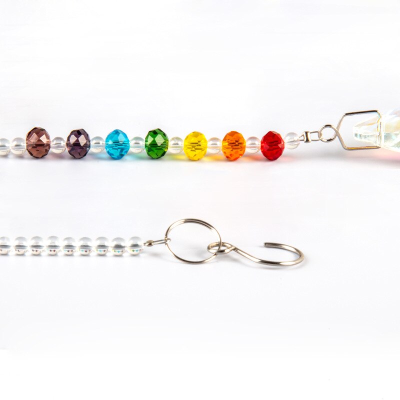 50/63/76mm Rainbow Crystal Prism Pendant Prism Hanging Pendant Crystals Window Prism Pendant Home Decor