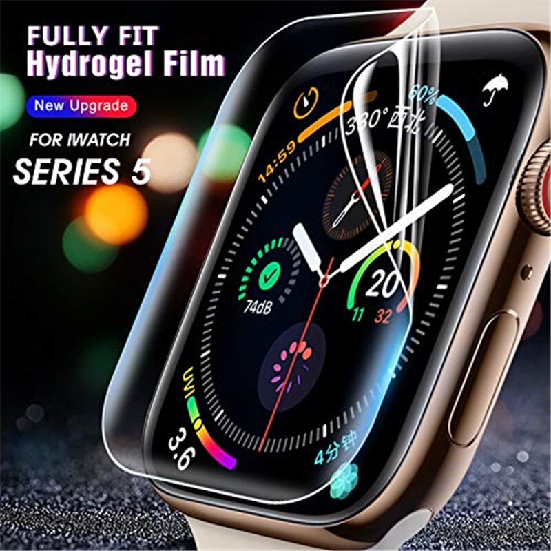 3D Clear Soft Hydrogel Film Screen Protector Voor Apple Horloge Serie 5 4 3 2Ultra-thin Screen Protector Voor Iwatch 38 40 42 44Mm
